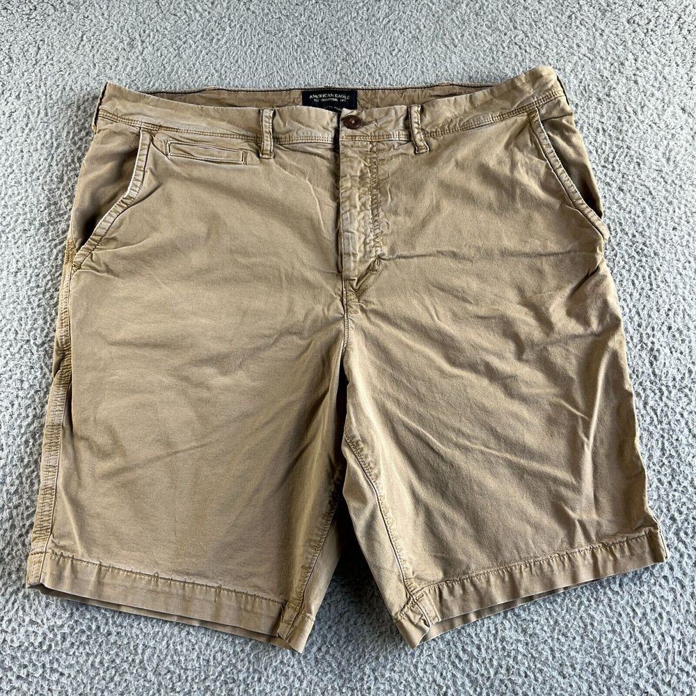 American Eagle Shorts Mens 38 Beige Chino Next Level Flex Classic Outdoor Work